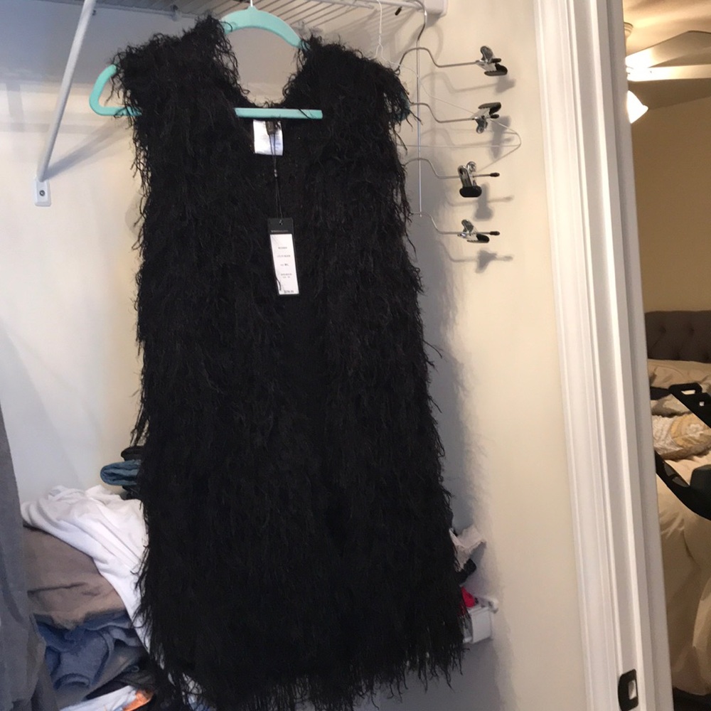 BCBG Shag vest
